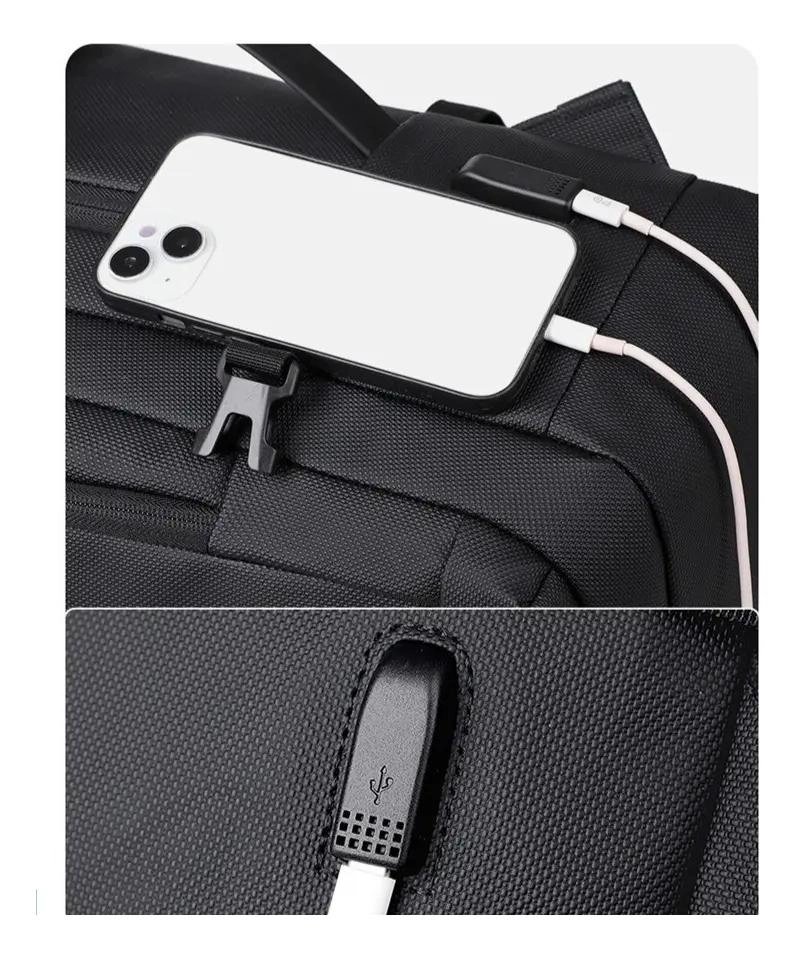 MOCHILA MULTIFUNCIONAL IMPERMEABLE PARA LAPTOP DE 15.6 PULGADAS - 5