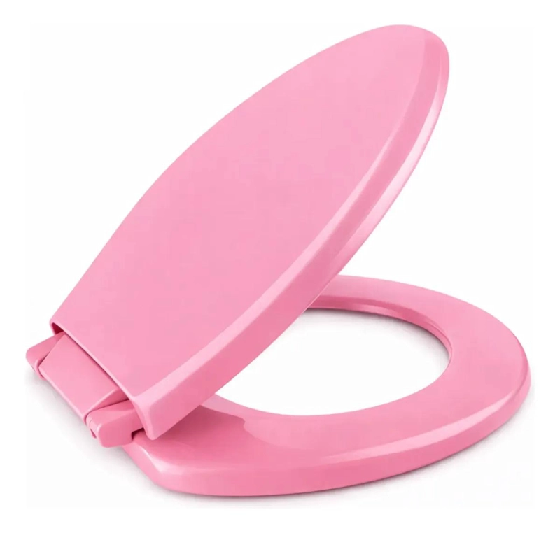 TAPA INODORO UNIVERSAL OVALADA 44.5X35.2 CM PARA BAÑO - 1