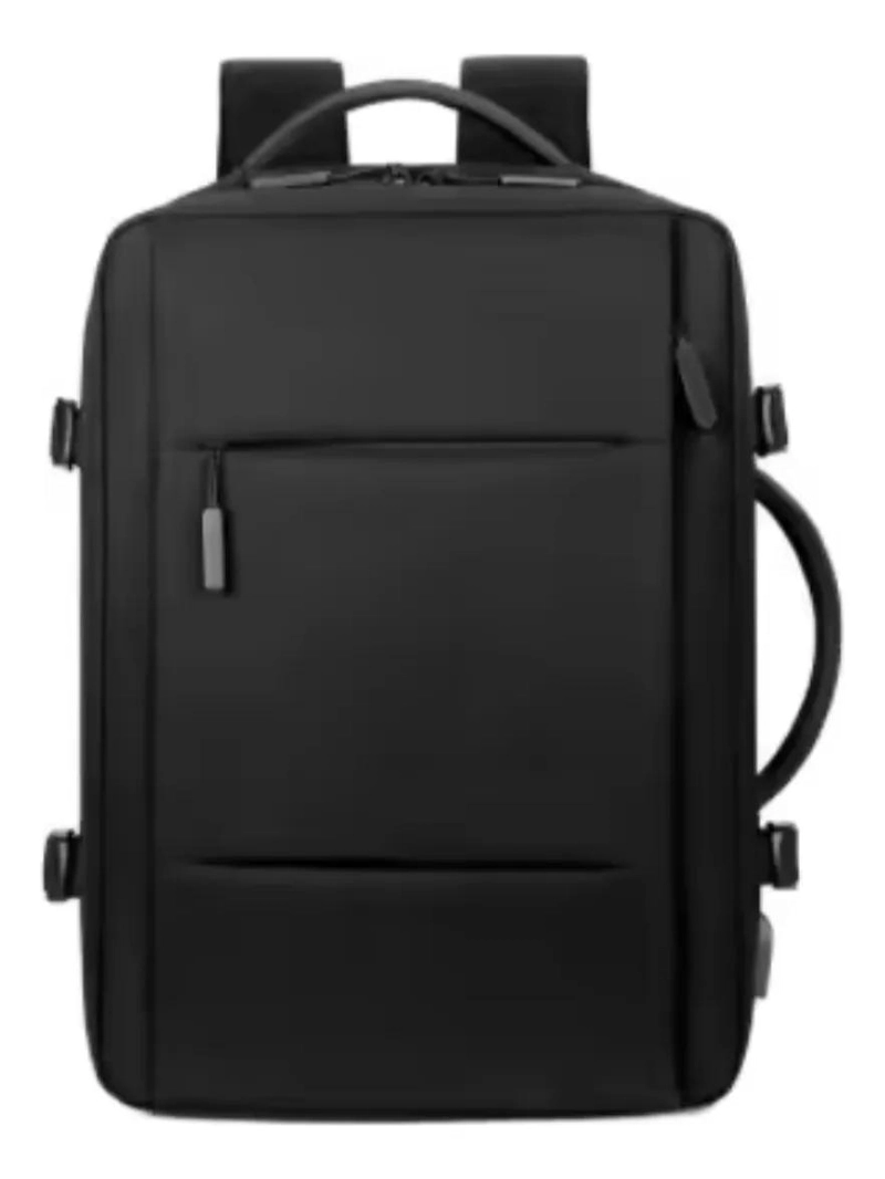 MOCHILA EXPANDIBLE USB IMPERMEABLE PARA VIAJES Y NOTEBOOK - 1