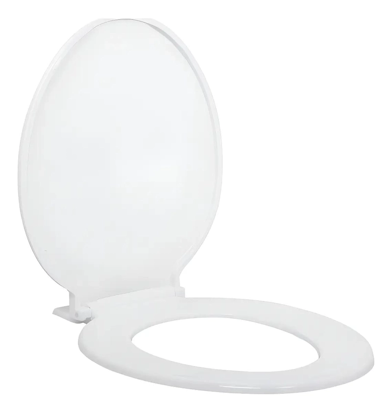 TAPA WC PLASTICA BLANCA UNIVERSAL REDONDA PARA SANITARIOS - 1
