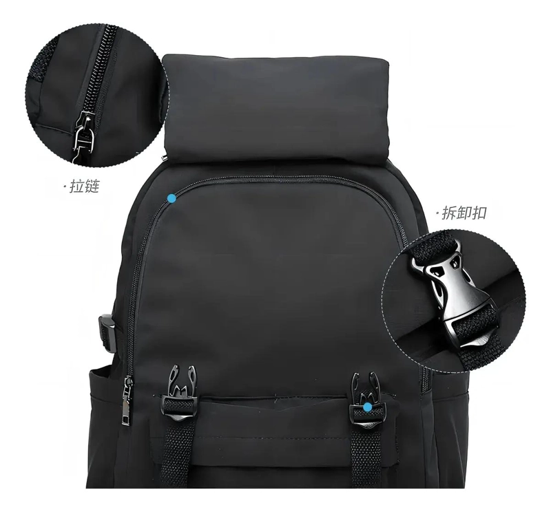 MOCHILA ESCOLAR JUVENIL IMPERMEABLE DE GRAN CAPACIDAD 40L - 2