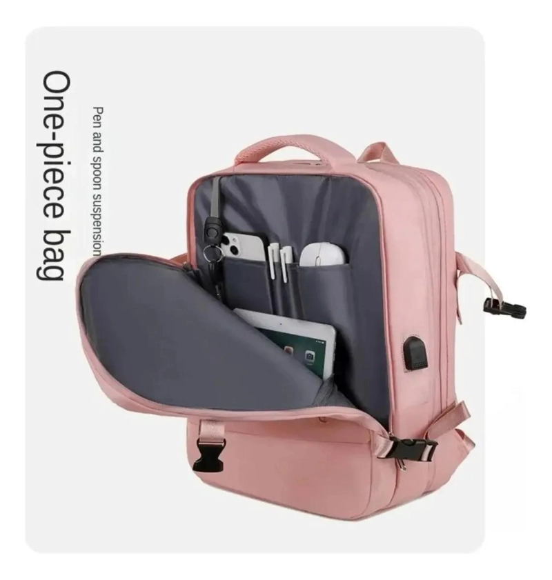 MOCHILA EXPANDIBLE IMPERMEABLE PARA VIAJES Y USO DIARIO - 3