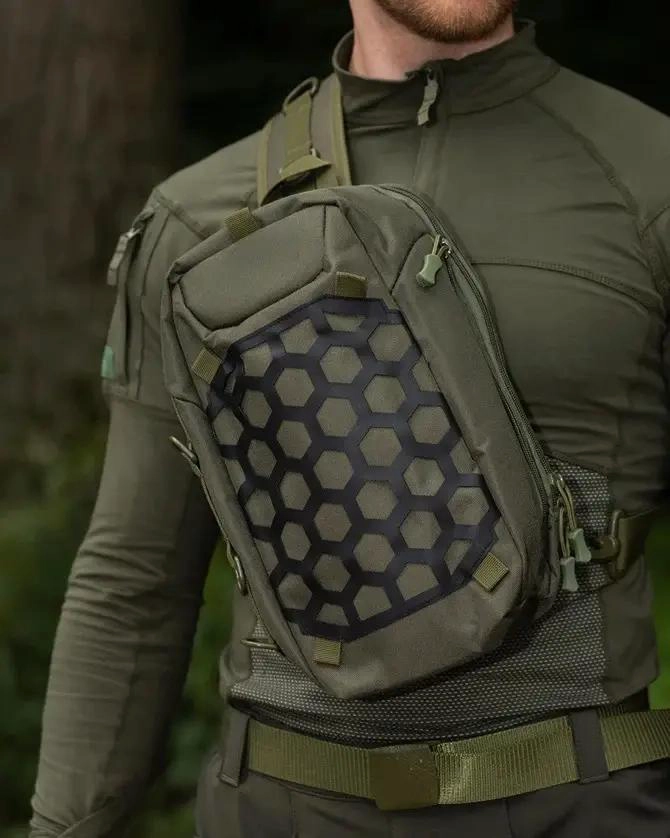 MOCHILA CRUZADA IMPERMEABLE PARA AVENTURAS AL AIRE LIBRE - 2
