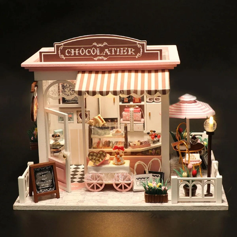 ROMPECABEZAS 3D TIENDA MINIATURA CON ILUMINACION LED - 2