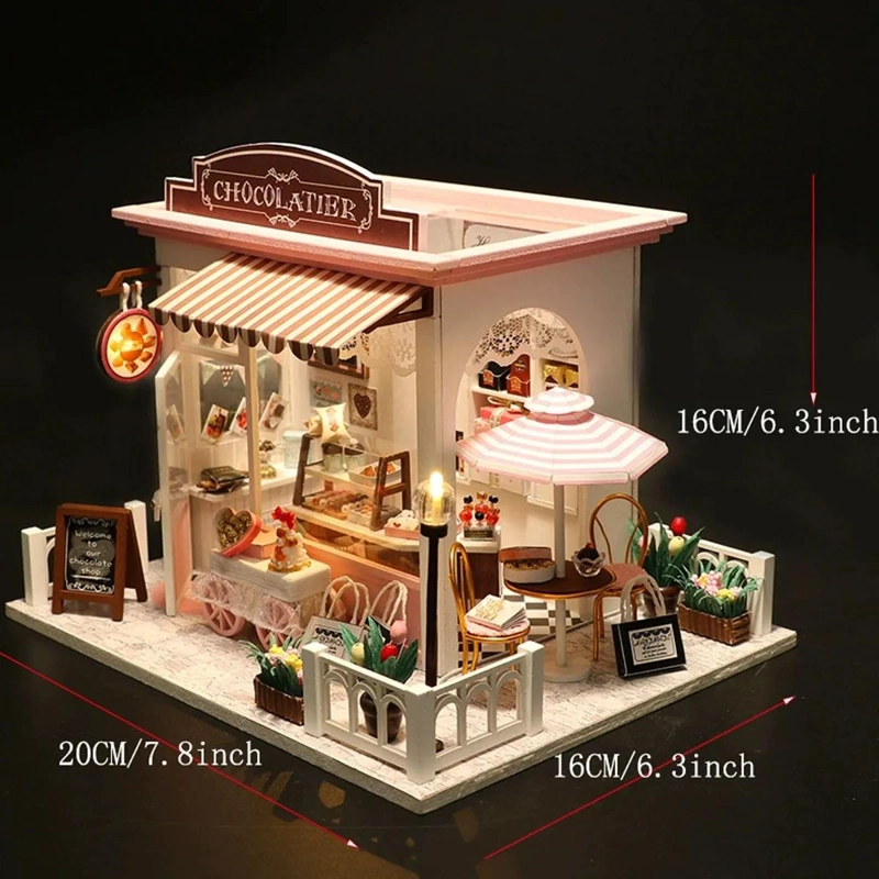 ROMPECABEZAS 3D TIENDA MINIATURA CON ILUMINACION LED - 3