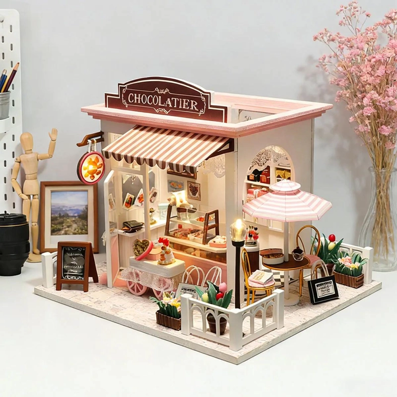 ROMPECABEZAS 3D TIENDA MINIATURA CON ILUMINACION LED - 4
