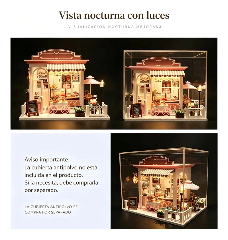 ROMPECABEZAS 3D TIENDA MINIATURA CON ILUMINACION LED - 7