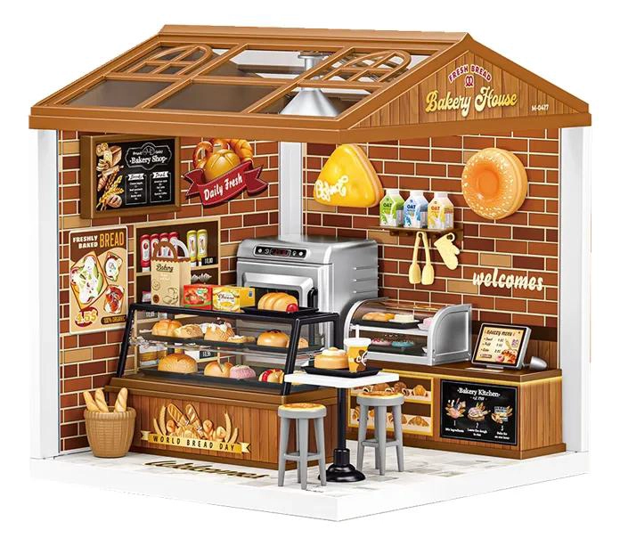 PANADERIA EN MINIATURA DIY CON ILUMINACION Y DETALLES REALISTAS - 1