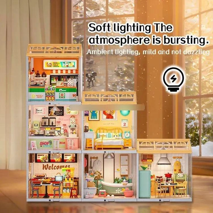 PANADERIA EN MINIATURA DIY CON ILUMINACION Y DETALLES REALISTAS - 3