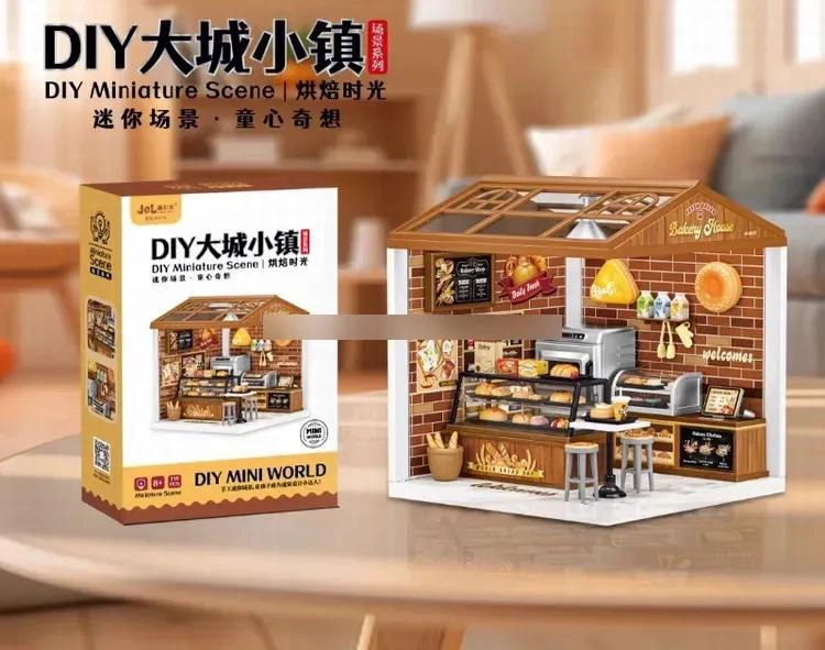 PANADERIA EN MINIATURA DIY CON ILUMINACION Y DETALLES REALISTAS - 4