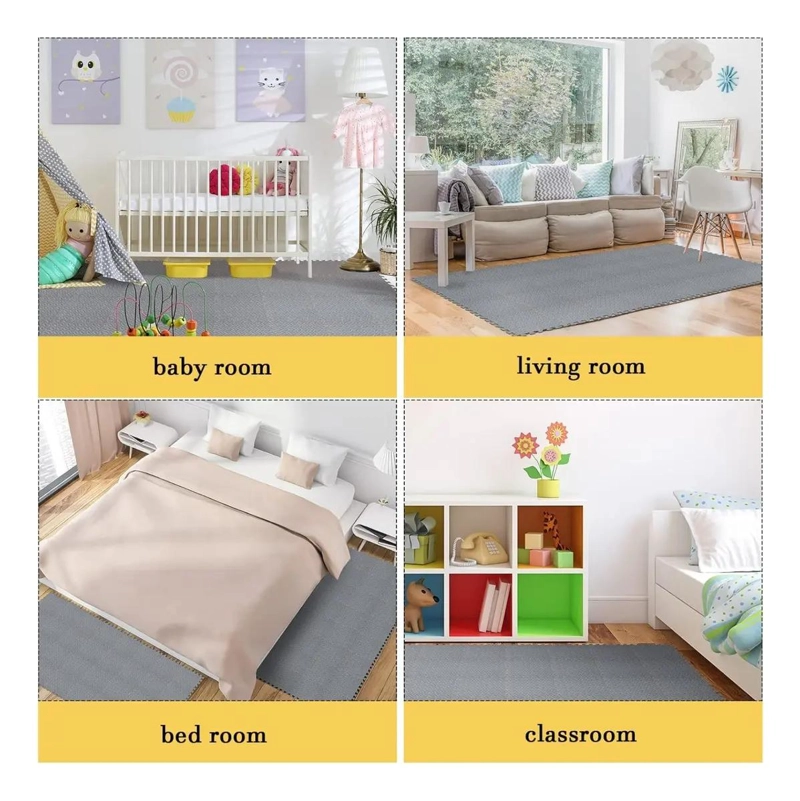 ALFOMBRILLAS DE ESPUMA PARA BEBE S PACK DE 4 REVERSIBLES - 9