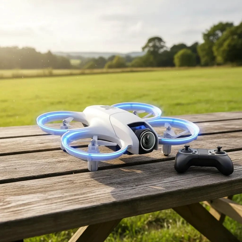 DRONE CON CAMARA PARA FOTOGRAFIA AE REA Y ESTABILIDAD - 1