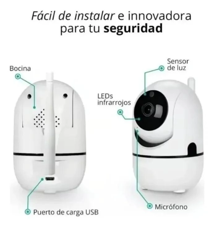 CAMARA IP WIFI INTERIOR CON MOVIMIENTO Y ALMACENAMIENTO - 3