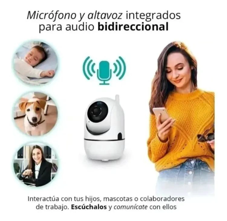 CAMARA IP WIFI INTERIOR CON MOVIMIENTO Y ALMACENAMIENTO - 4
