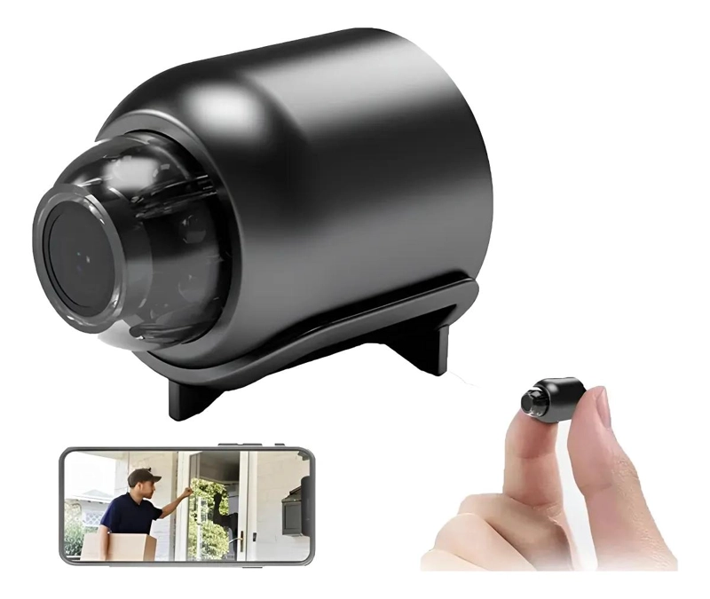 CAMARA INALAMBRICA COMPACTA DE VISION HD PARA SEGURIDAD - 1