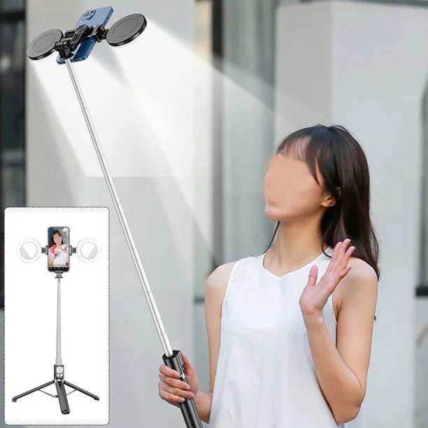 PALO SELFIE TRIPODE CON LUZ LED PARA CELULAR - 2