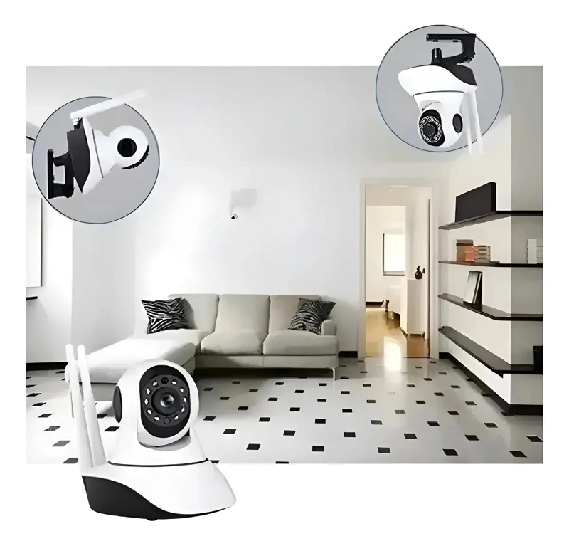 CAMARA DE SEGURIDAD IP INALAMBRICA CON VISION NOCTURNA HD - 2