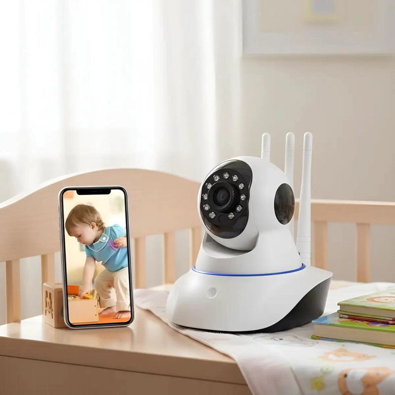CAMARA DE SEGURIDAD IP INALAMBRICA CON VISION NOCTURNA HD - 9