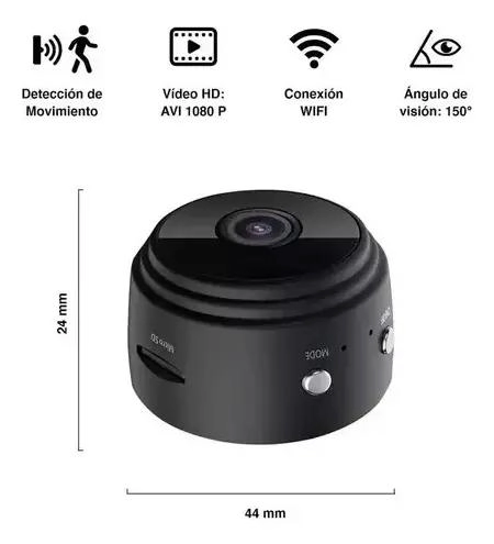 CAMARA DE VIGILANCIA HD CON VISION NOCTURNA PARA SEGURIDAD - 2