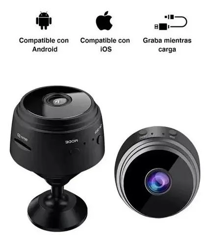 CAMARA DE VIGILANCIA HD CON VISION NOCTURNA PARA SEGURIDAD - 3