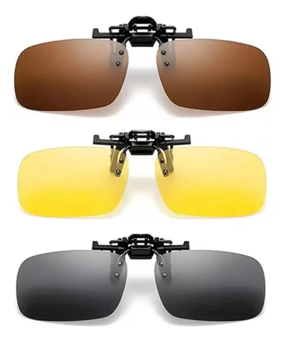 LENTES SOBREPUESTOS PARA VISION NOCTURNA Y PROTECCION UV - 1