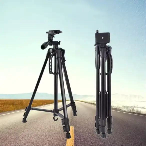 TRIPODE PROFESIONAL AJUSTABLE PARA CAMARA Y CELULAR - 6