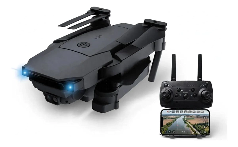DRON PLEGABLE CON CAMARA HD Y CONTROL REMOTO - 1