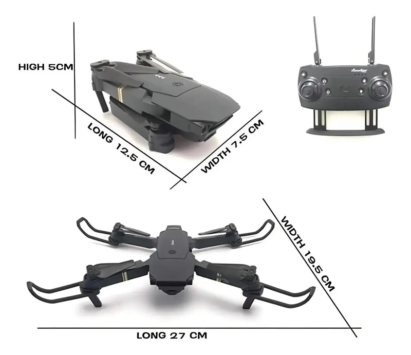 DRON PLEGABLE CON CAMARA FULL HD Y GPS CONTROL REMOTO - 6