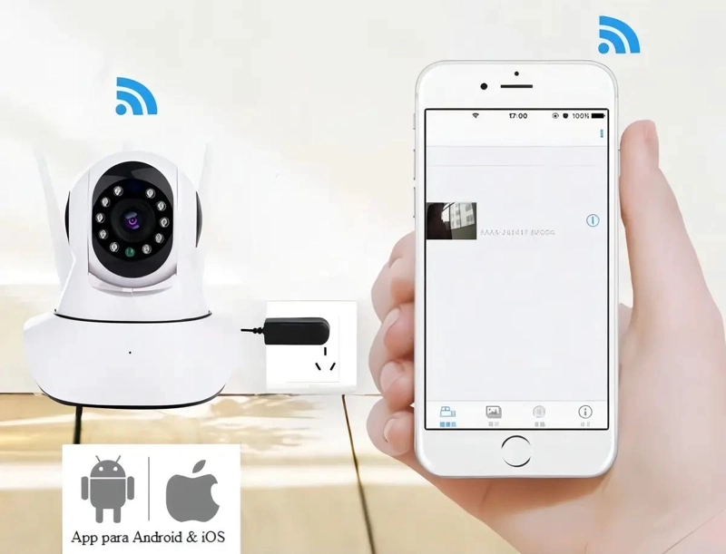 CAMARA DE SEGURIDAD WIFI CON 3 ANTENAS Y ALTA DEFINICION - 8