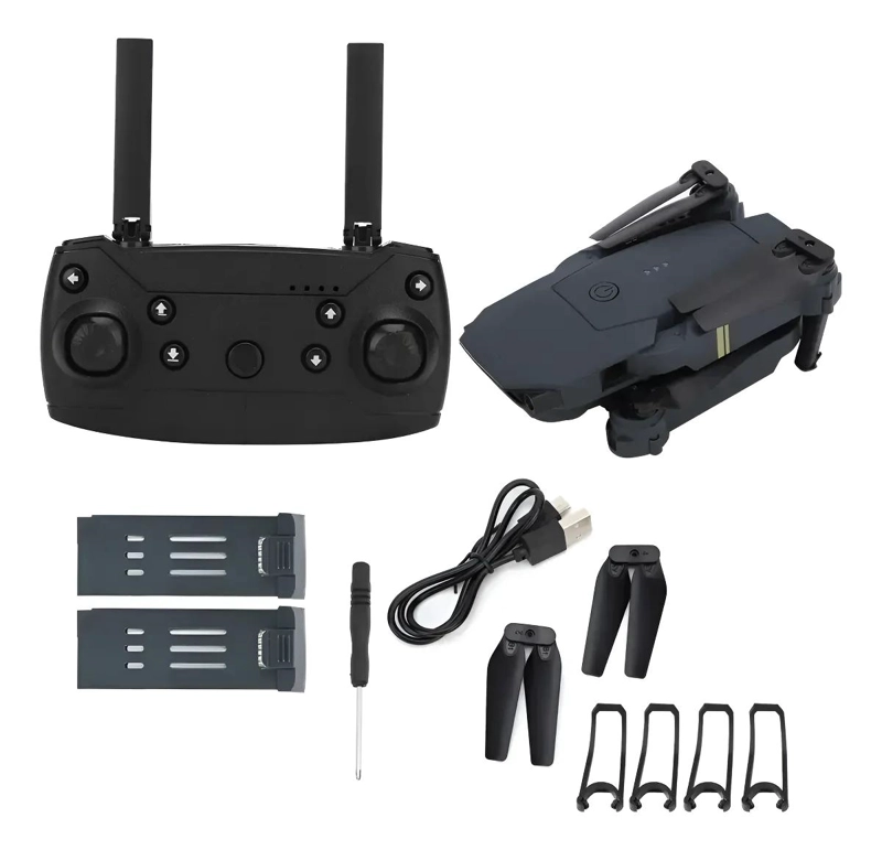 DRONE PLEGABLE MINI CON CAMARA 4K Y CONTROL REMOTO - 1