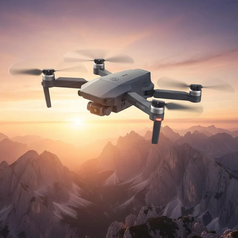 DRONE PLEGABLE MINI CON CAMARA 4K Y CONTROL REMOTO - 7