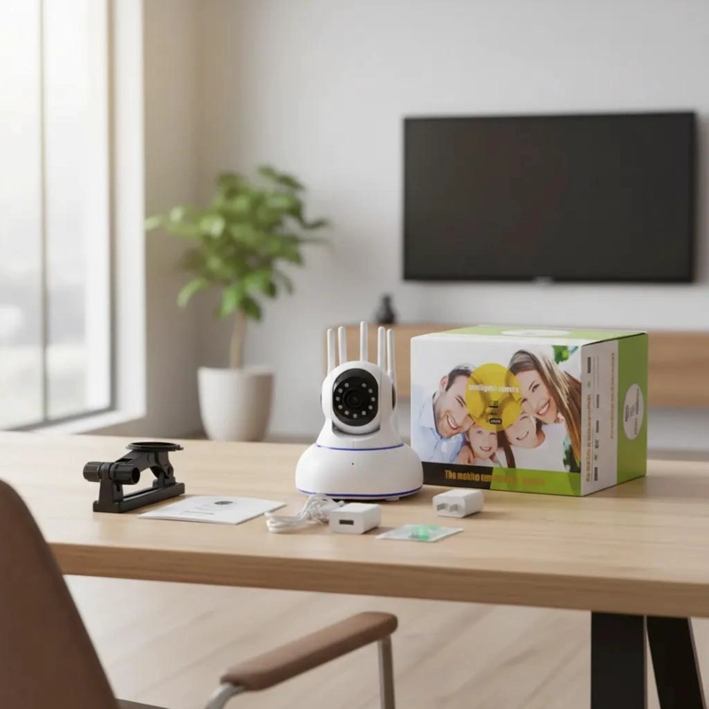 CAMARA DE SEGURIDAD WIFI 1080P CON VISION NOCTURNA Y AUDIO BIDIRECCIONAL - 1