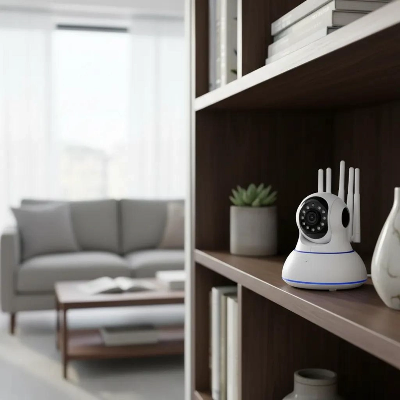 CAMARA DE SEGURIDAD WIFI 1080P CON VISION NOCTURNA Y AUDIO BIDIRECCIONAL - 2
