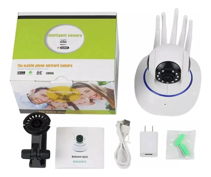 CAMARA DE SEGURIDAD WIFI 1080P CON VISION NOCTURNA Y AUDIO BIDIRECCIONAL - 3