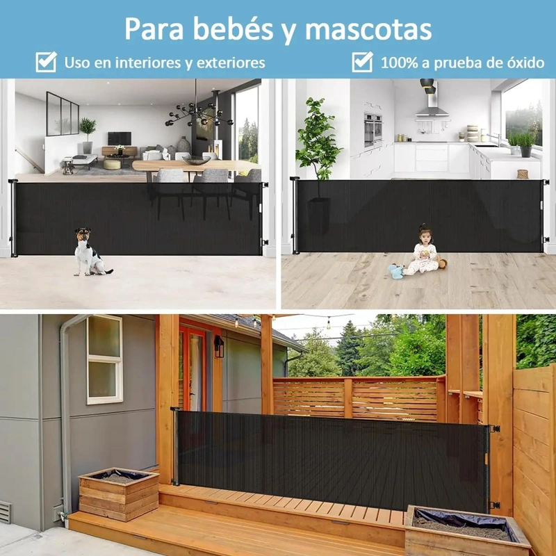 PUERTA RETRACTIL DE SEGURIDAD PARA BEBE S Y MASCOTAS 300CM - 5