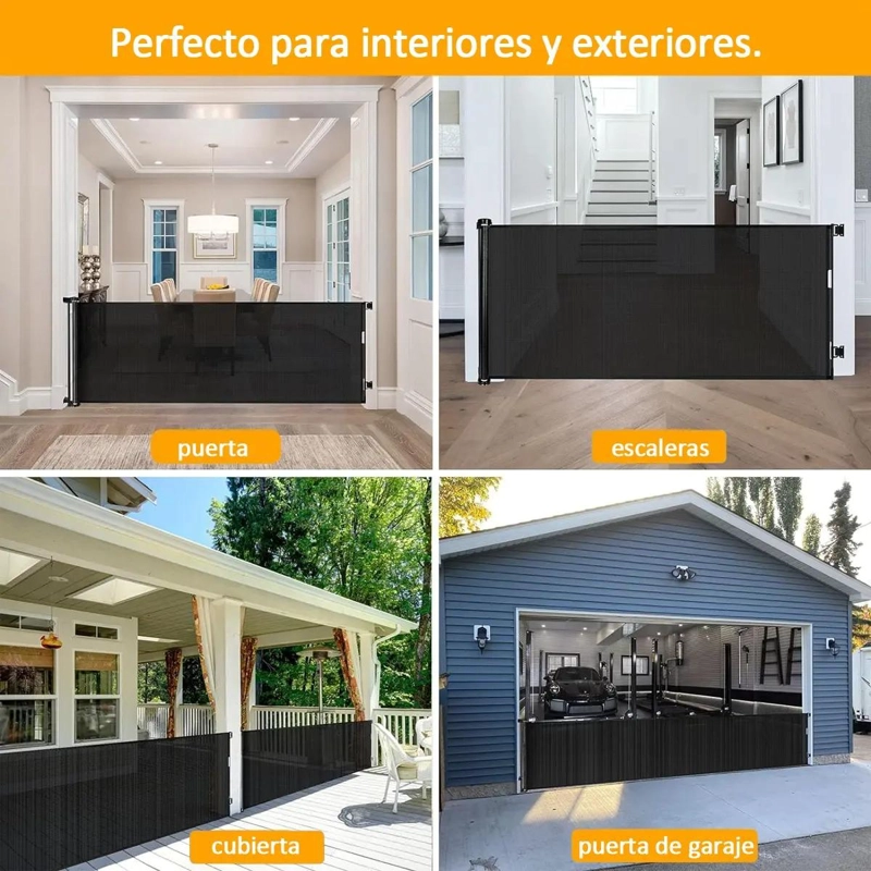 PUERTA RETRACTIL DE SEGURIDAD PARA BEBE S Y MASCOTAS 300CM - 8