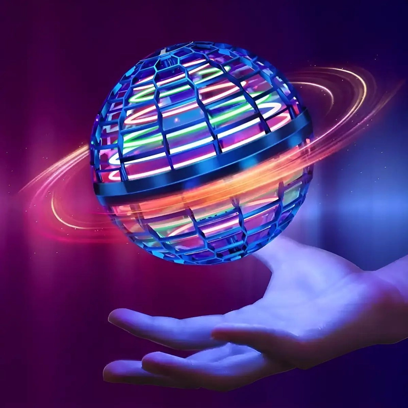 MINI DRON VOLADOR CONTROLADO A MANO CON LUCES RGB - 1