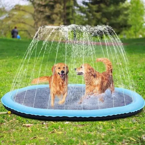 PISCINA PLEGABLE REDONDA 100X100CM PARA NIÑOS Y MASCOTAS - 8