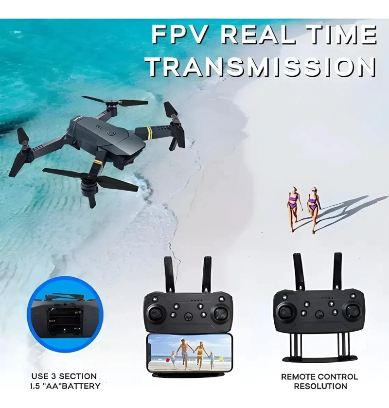 DRONE 4K PROFESIONAL CON DOBLE CAMARA Y CONEXION WIFI - 7
