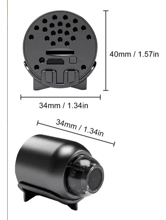 CAMARA INALAMBRICA COMPACTA CON VISION HD PARA SEGURIDAD - 2