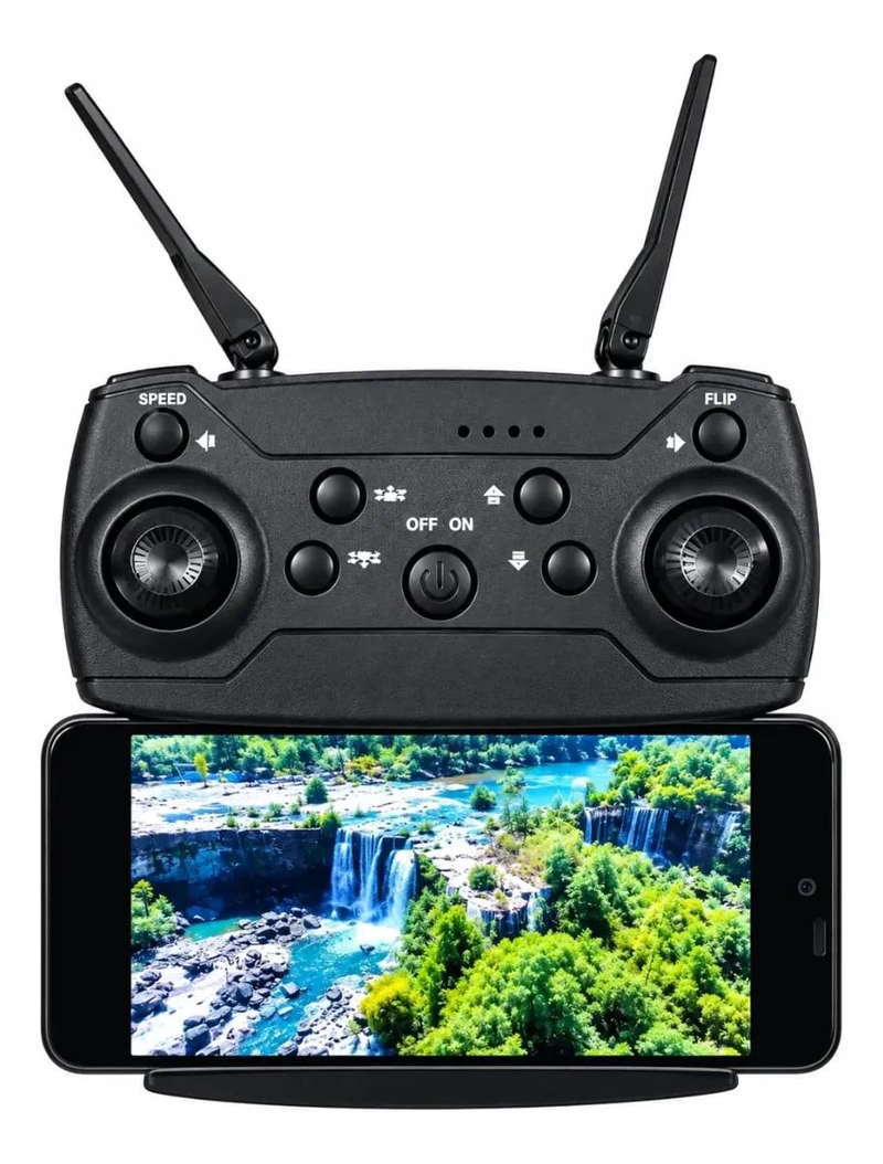 DRONE PLEGABLE DOBLE CAMARA 4K ULTRA HD PARA CAPTURA AE REA - 3