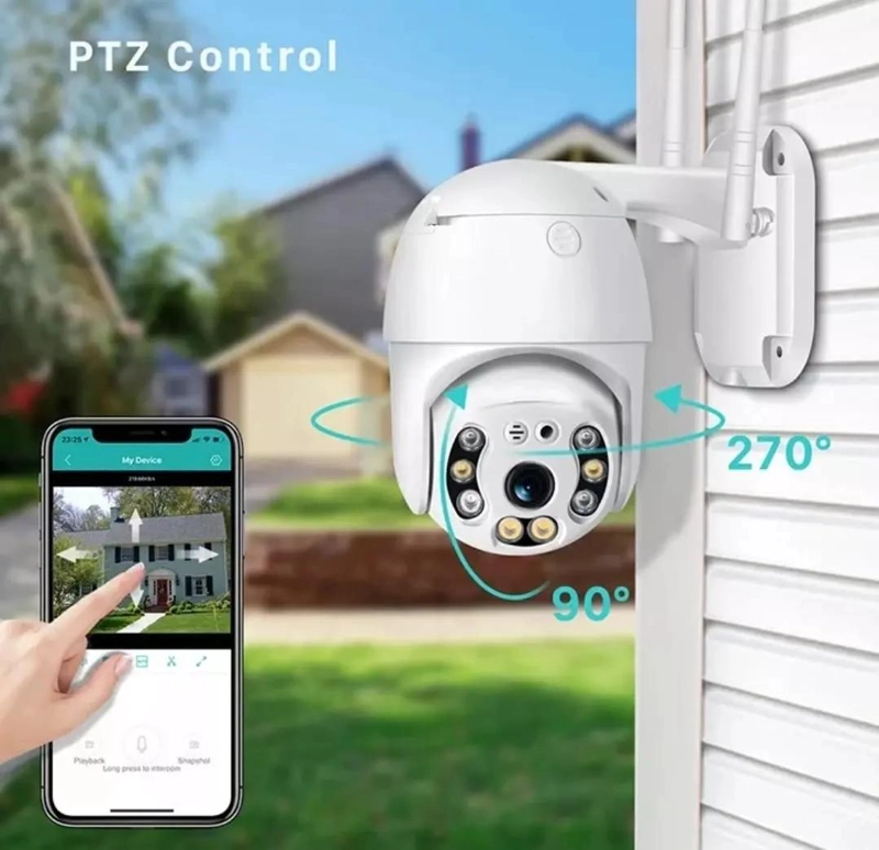 CAMARA DE SEGURIDAD IP WIFI EXTERIOR CON VISION NOCTURNA - 4