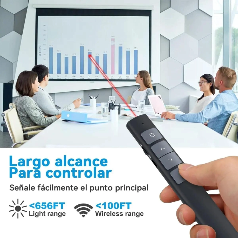 CONTROL REMOTO INALAMBRICO PARA PRESENTACIONES CON LARGO ALCANCE - 3