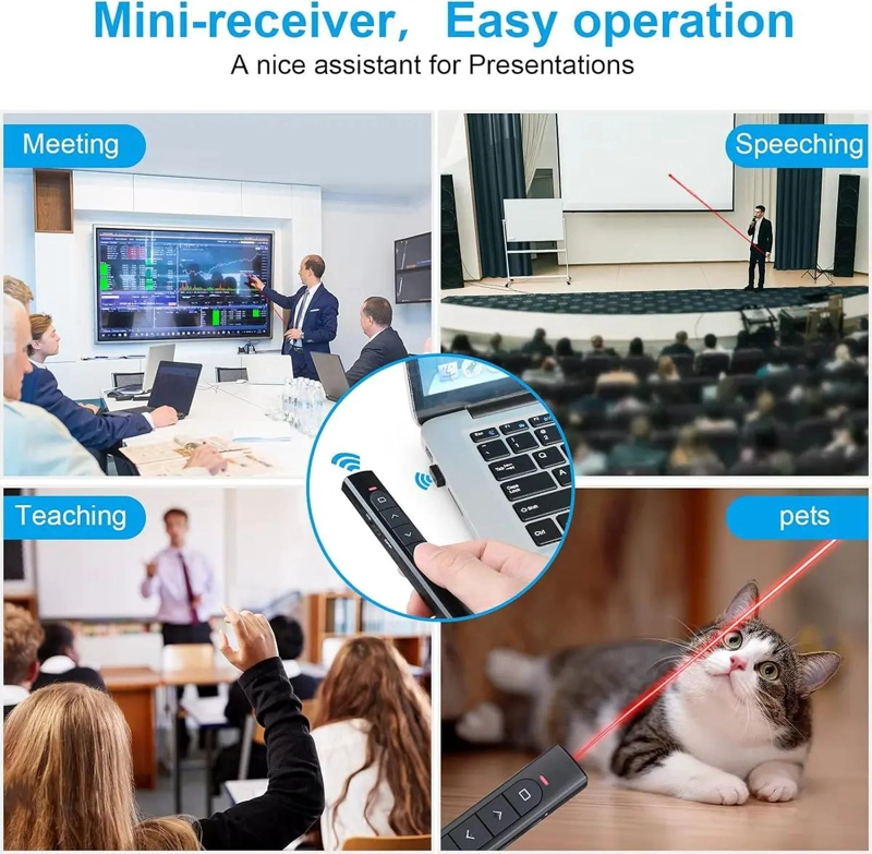 CONTROL REMOTO INALAMBRICO PARA PRESENTACIONES CON LARGO ALCANCE - 6