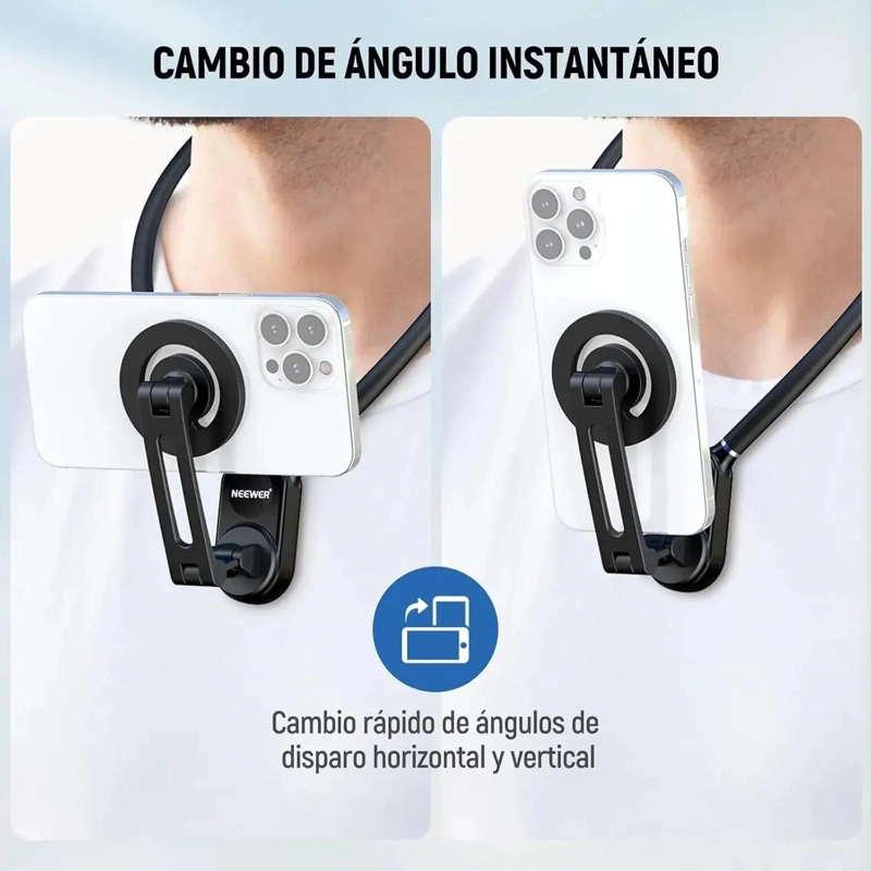 SOPORTE DE CUELLO MAGNE TICO PARA CAMARAS Y SMARTPHONES - 4