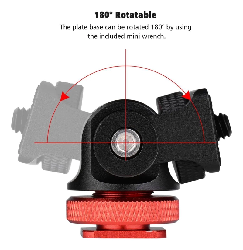 ADAPTADOR DE SOPORTE PARA CAMARA CON ROSCA DE 1/4 - 3