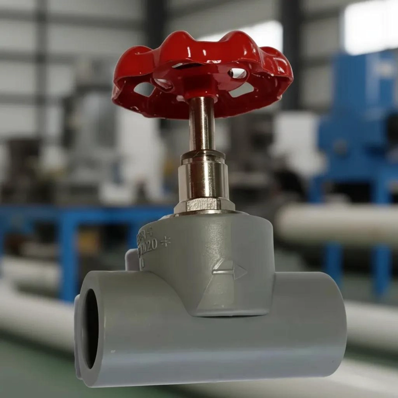LLAVE DE PASO PPR 20MM CON MANILLA ROJA PACK DE 6 UNIDADES - 4