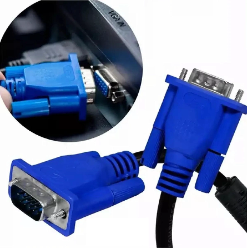 PACK DE 6 CABLES VGA DE 5 METROS PARA CONEXIONES - 5