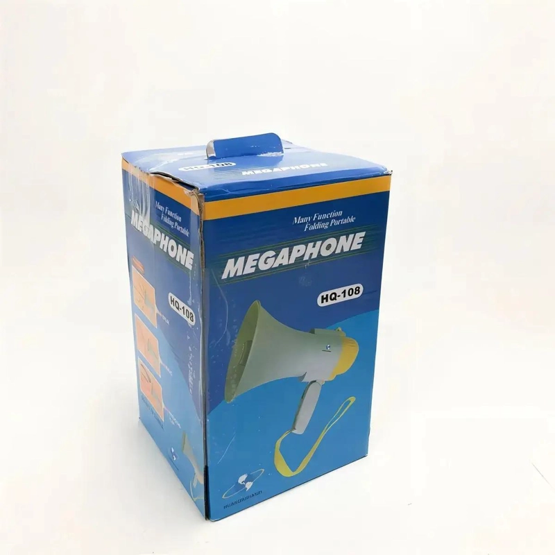 MEGAFONO PORTATIL RECARGABLE CON MULTIPLES FUNCIONES Y GRAN POTENCIA - 4