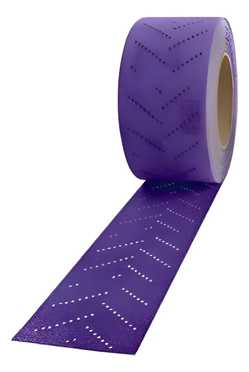 ROLLO DE LIJA CERAMICA 70MM X 12MT GRANO 150 CON VELCRO - 1